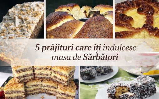 5 deserturi care îți îndulcesc masa de Paște